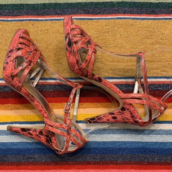 White House Black Market - Strappy Sandals- Sz 7.5 - Picture 5 of 5